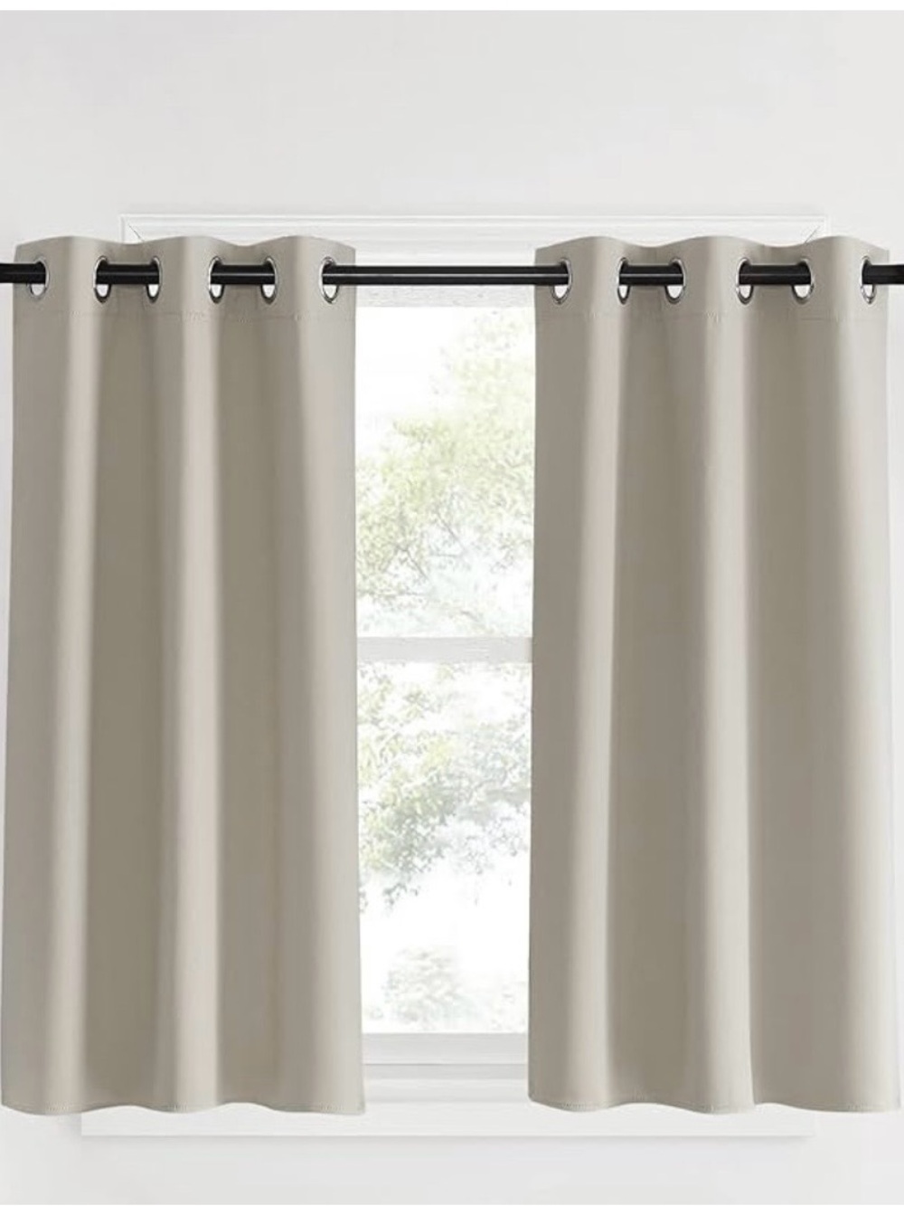 Sun Zero Beige Blackout Curtain Panel - Home Accents